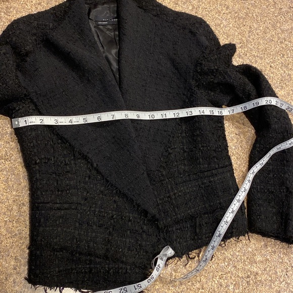 Zara Woman Black Jacket Blazer Size Medium - Picture 7 of 12